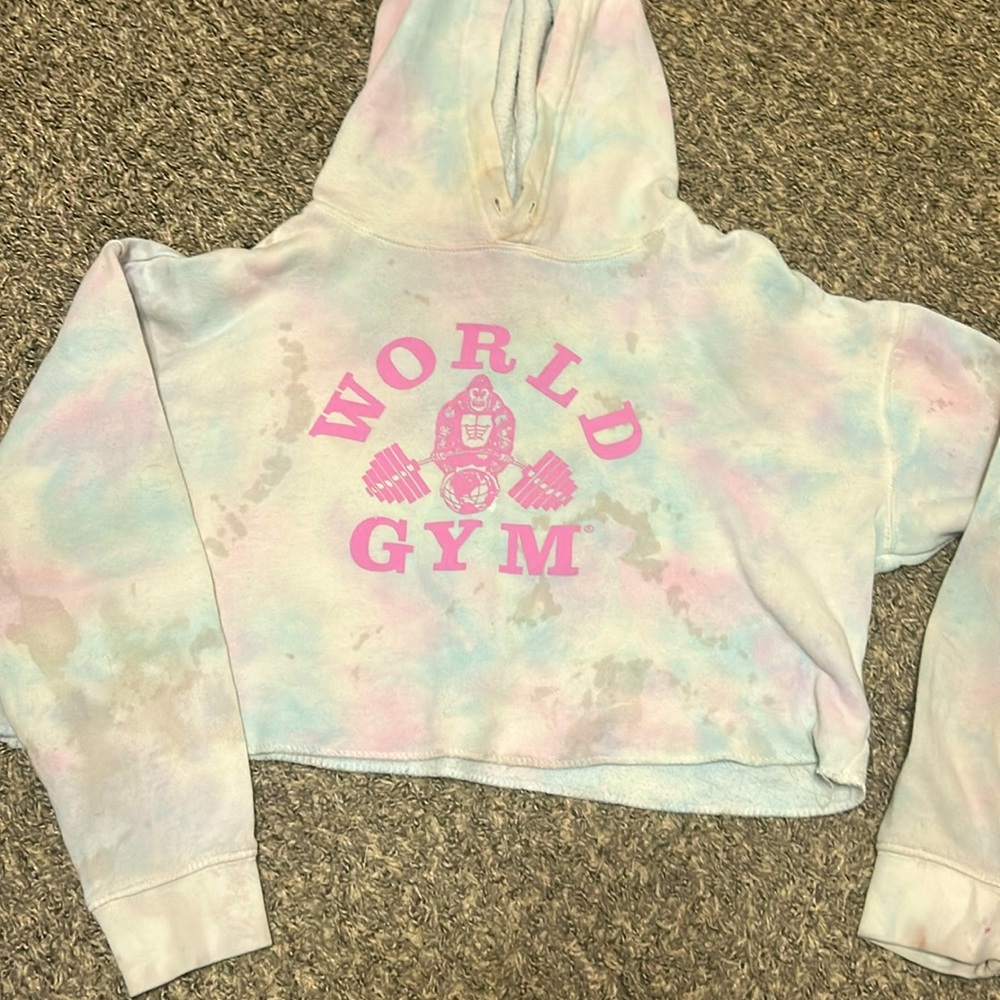Available Soon☮️ 🏋️‍♂️World Gym Cropped Hoodie
